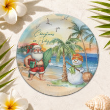 Summer Santa & Snowman Christmas in July 
