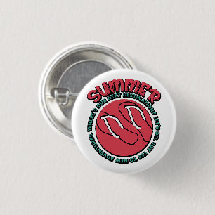 Summer Say Yes To New Adventure 1 Inch Round Button