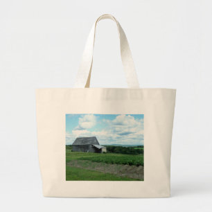 Summer Scene Large Tote Bag