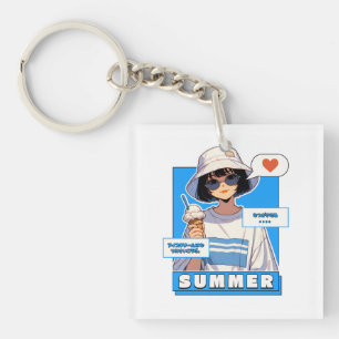 Summer Scoop Bliss Keychain