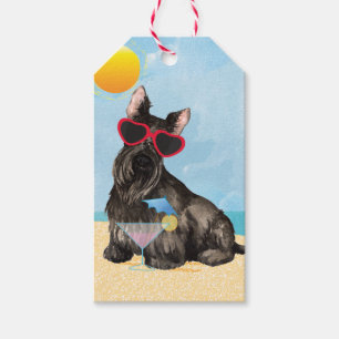 Summer Scottish Terrier Gift Tags