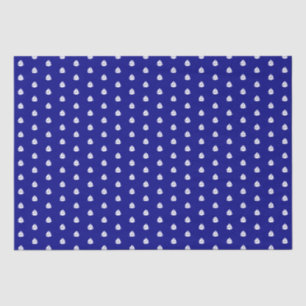 Summer Sea Nautical Sailboat Pattern on Navy Blue  Tissue Paper