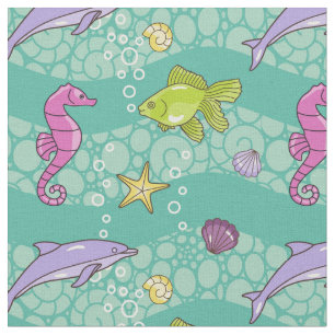 Summer Sea Pattern Fabric