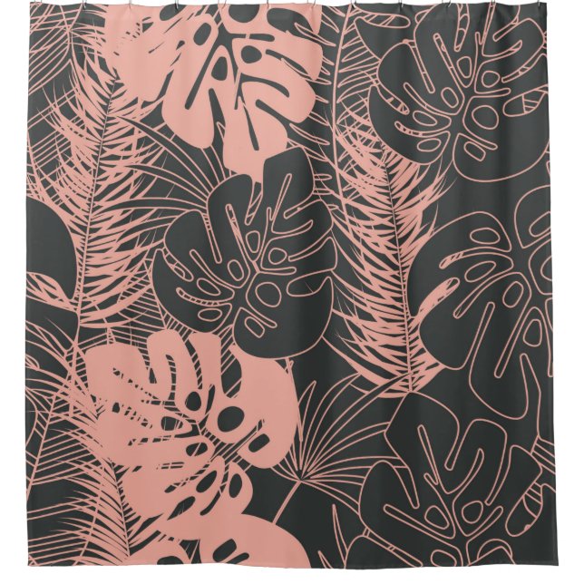 Summer seamless tropical pattern with monstera pal (Front)