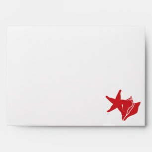 Summer Seashells in Cherry Envelopes