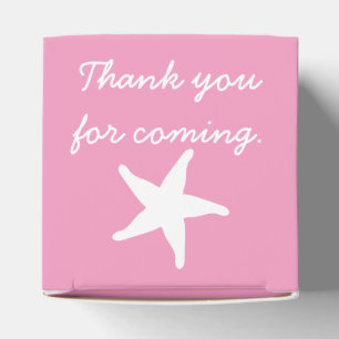 Summer Seashells in Petal Pink Favour Box