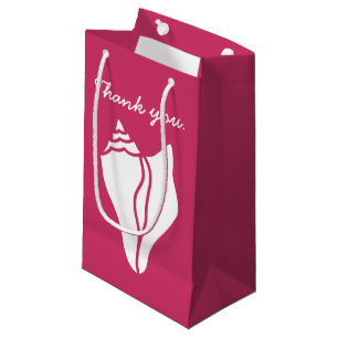 Summer Seashells in Raspberry Gift Bag