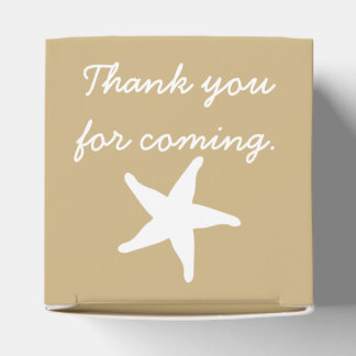 Summer Seashells in Sand Favour Box