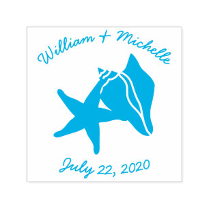 Summer Seashells Self-Inking Accent Stamp