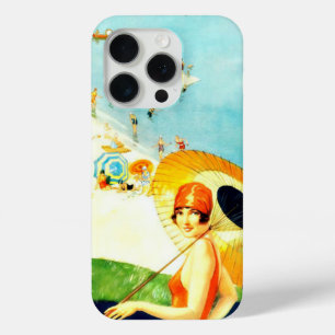 Summer Seaside 1920's Vintage iPhone Case