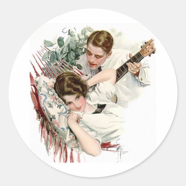 Summer Serenade Classic Round Sticker (Front)