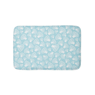 Summer Shell Pattern Bath Mat