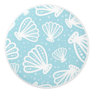 Summer Shell Pattern Ceramic Knob
