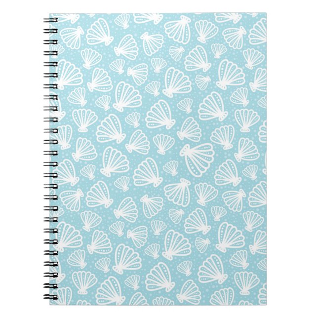 Summer Shell Pattern Notebook (Front)