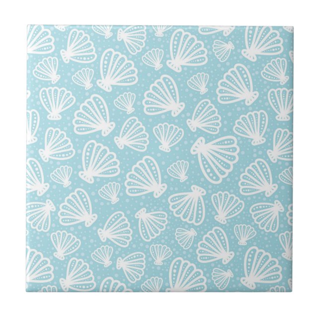 Summer Shell Pattern Tile (Front)