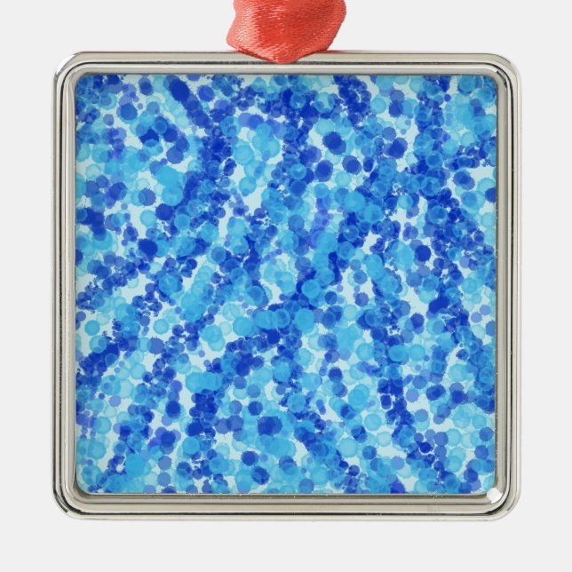 Summer Shower Metal Ornament (Front)