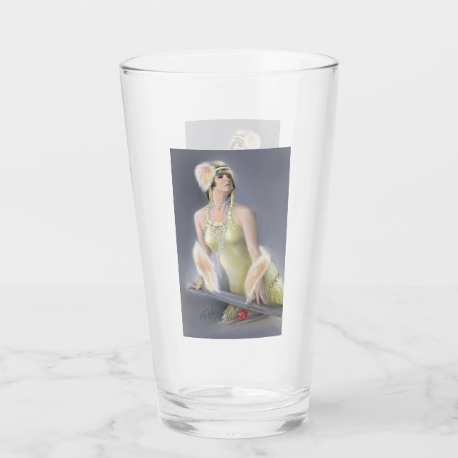 Summer Siren Glass Cup (Front)