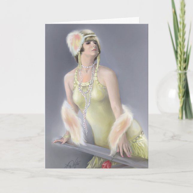Summer Siren Greeting Card (Front)