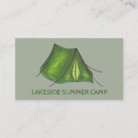Summer Sleepaway Camp Camping Campground Tent