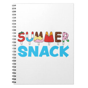 Summer Snack Kids Popsicles Notebook