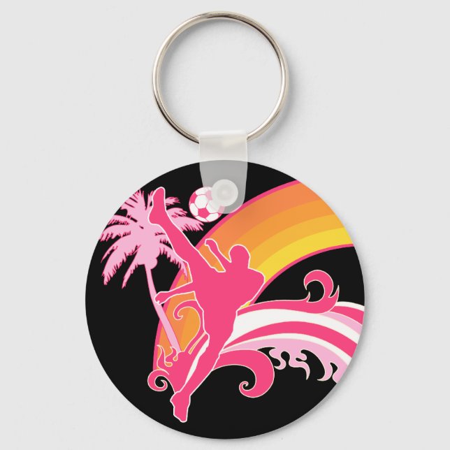 summer soccer. keychain (Front)