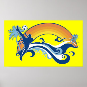 summer soccer poster