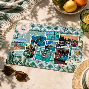 Summer Social Club Photo Collage Jigsaw Puzzle