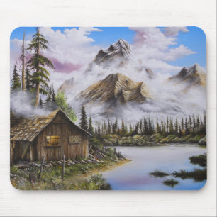 Summer Solitude Oil painting by David Paul Mouse Pad