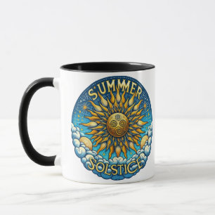 Summer Solstice 11oz Black Mug