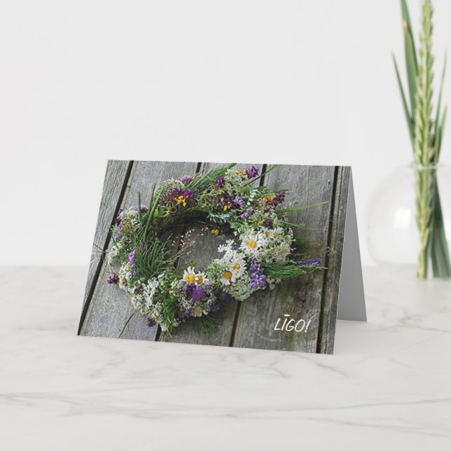 Summer solstice greeting card (Front)