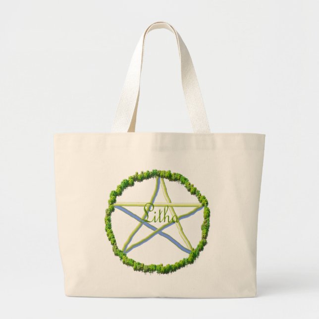 Summer Solstice Large Tote Bag (Front)
