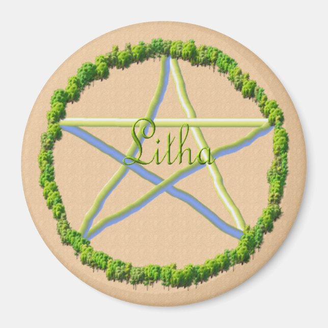 Summer Solstice Magnet (Front)