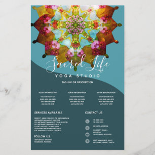 Summer Solstice Mandala Flyer