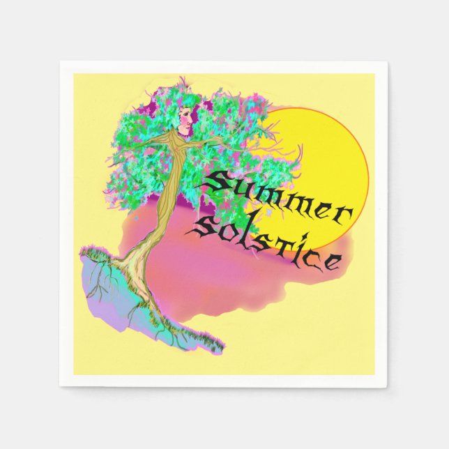 Summer Solstice Napkin (Front)