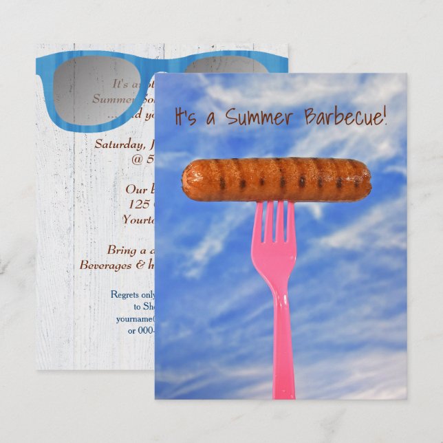 summer solstice party invitation (Front/Back)