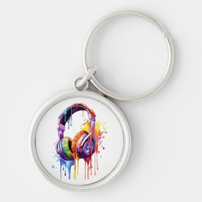 Summer Soundwaves  Keychain (Front)
