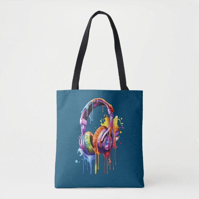 Summer Soundwaves Tote Bag (Front)