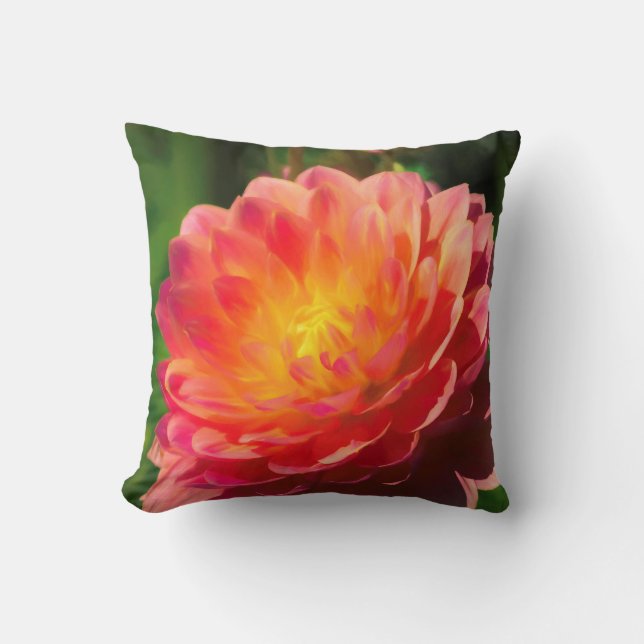 Summer Spectacle Throw Pillow (Front)
