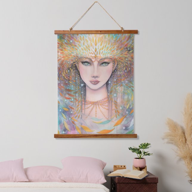 Summer Spirit Mystical Ethereal Fantasy Art Hanging Tapestry (Bedroom)