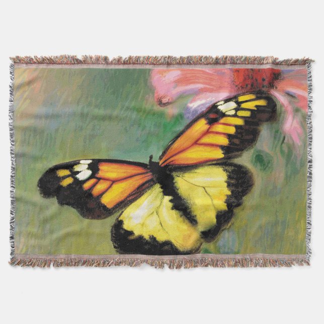Summer Spring Butterfly - Blanket (Front)