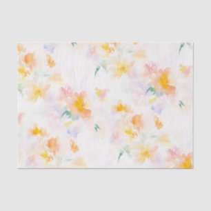 Summer Spring Flowers Elegant Floral Decoupage Tissue Paper