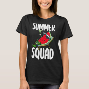 Summer Squad Watermelon Women Love Melon Fruit 3 T-Shirt