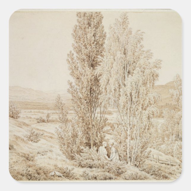 Summer Square Sticker (Front)