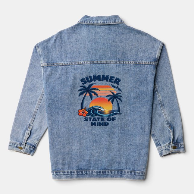 Summer State of Mind Denim Jacket (Back)