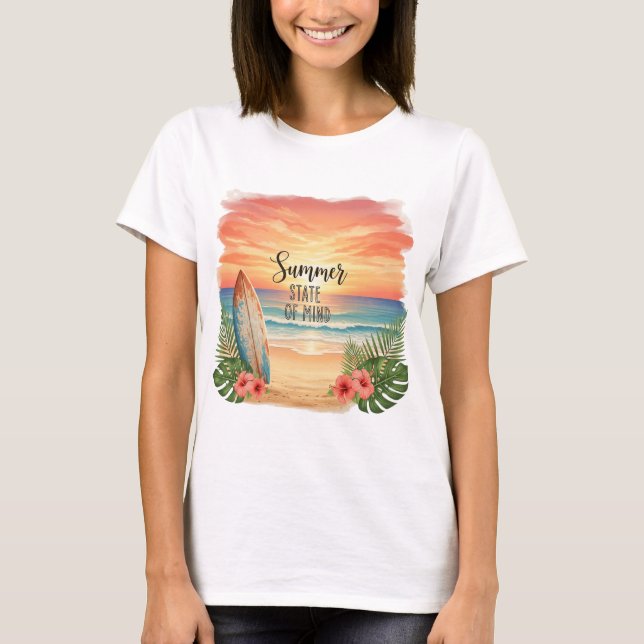 Summer State of Mind Sunset T-Shirt (Front)