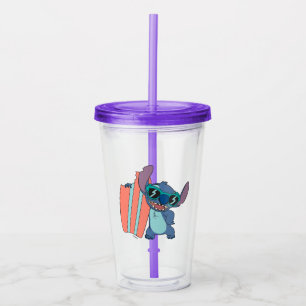 Summer Stitch with Surfboard Acrylic Tumbler