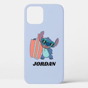Summer Stitch with Surfboard iPhone 12 Case