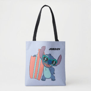 Summer Stitch with Surfboard Tote Bag