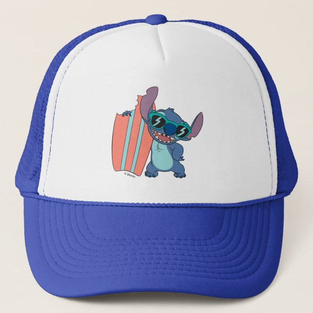 Summer Stitch with Surfboard Trucker Hat (Front)