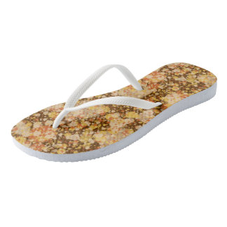 Summer Stone geometric Abstract Flip Flops